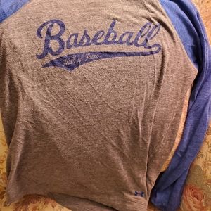 Size small under Armour baseball hall of fame long sleeve baseball tee